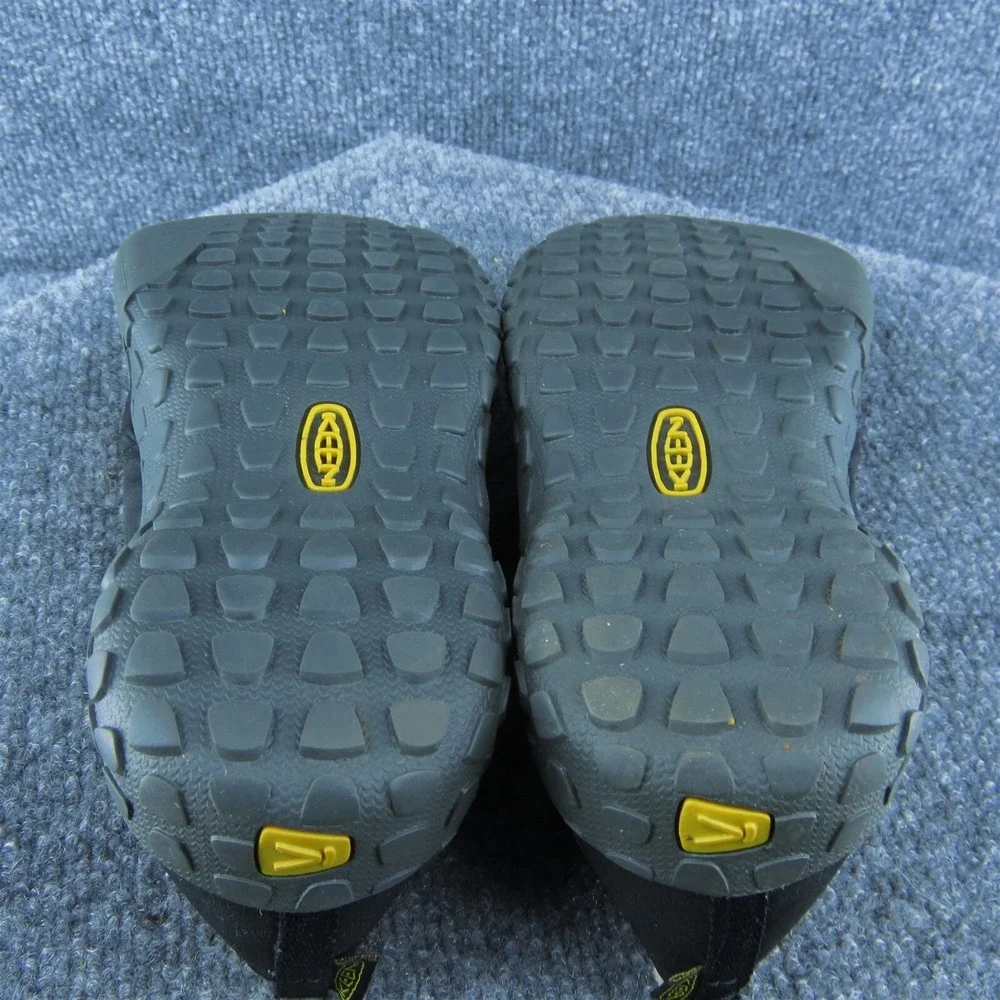 KEEN‎ Youth Girls Shearling Style Shoes Black Fabric Slip On Size 5 Medium